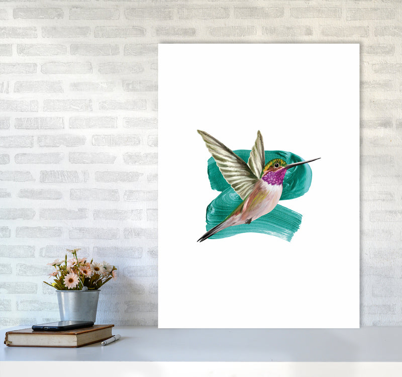 Modern Humingbird I Art Print by Seven Trees Design A1 Black Frame
