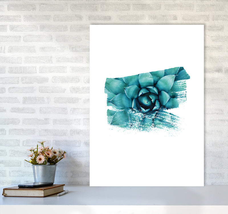 Modern Succulent II Art Print by Seven Trees Design A1 Black Frame
