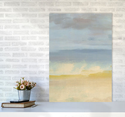 Sand, Ocean and Sky Art Print by Seven Trees Design A1 Black Frame