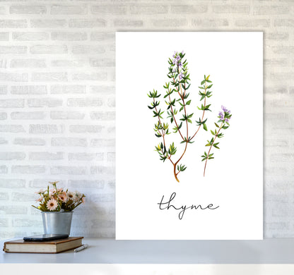 Thyme Art Print by Seven Trees Design A1 Black Frame