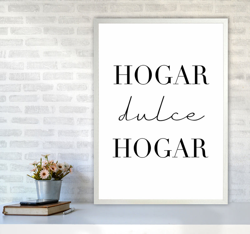 Home Sweet Home (spanish) Art Print by Seven Trees Design A1 Oak Frame