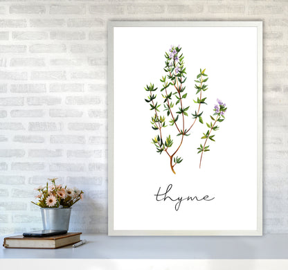 Thyme Art Print by Seven Trees Design A1 Oak Frame