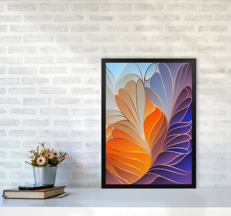 Colorful Art Deco III Art Print by Seven Trees Design A2 White Frame