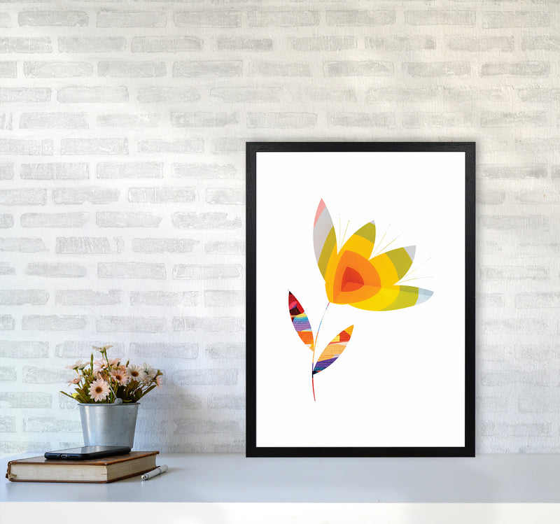 Graffiti Flower II Art Print by Seven Trees Design A2 White Frame