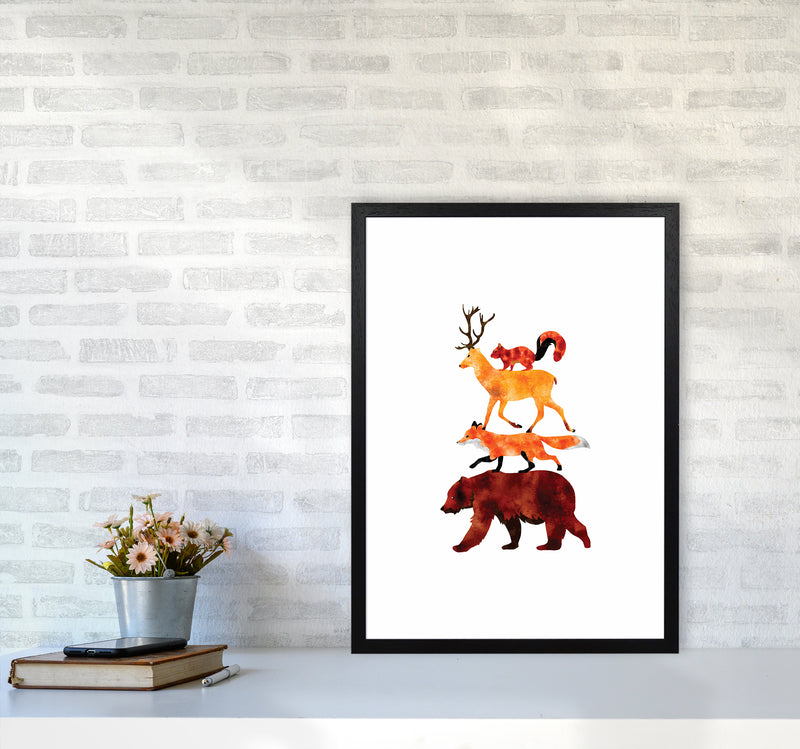 The Forest Friends Childrens Art Print by Seven Trees Design