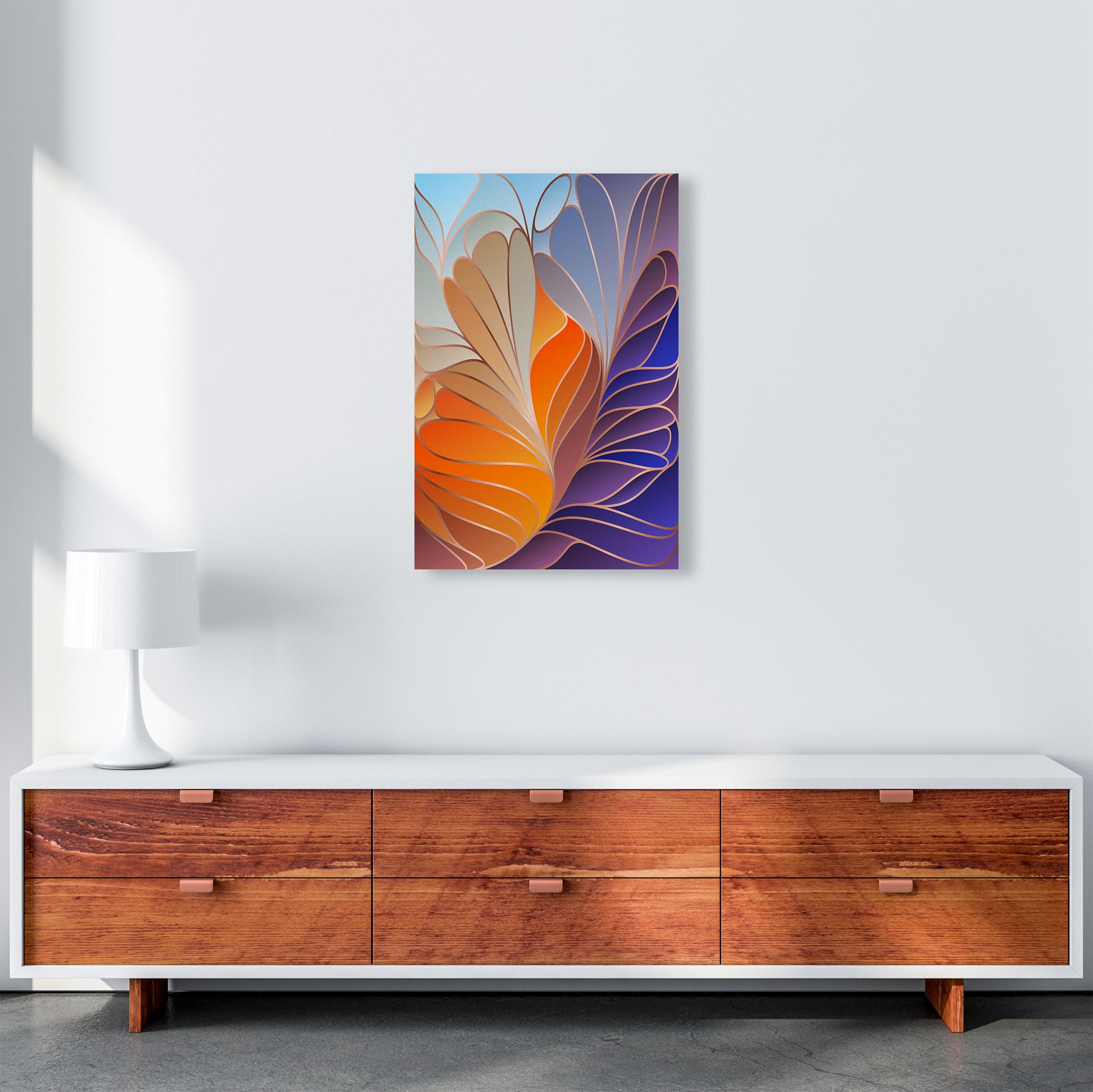 Colorful Art Deco II_ Art Print by Seven Trees Design A2 Canvas
