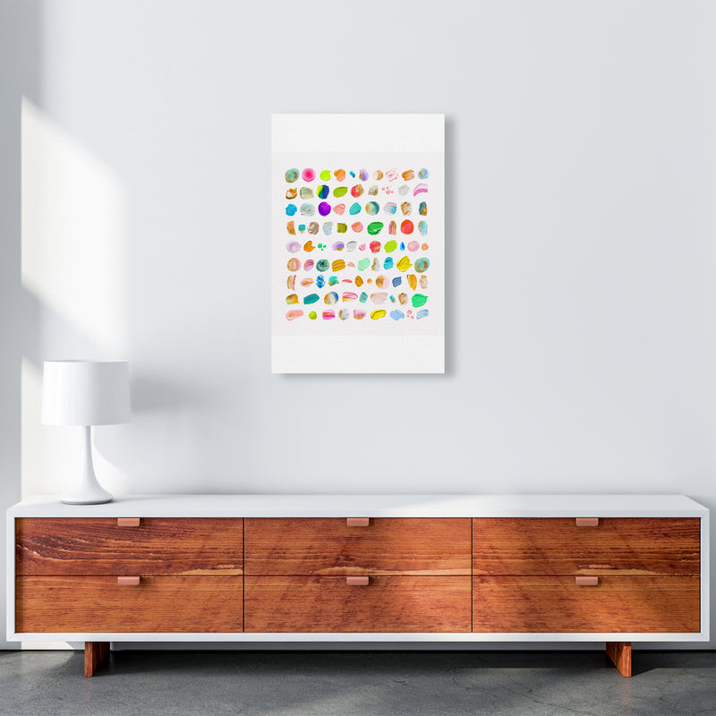 Painting Paradise Abstract Art Print by Seven Trees Design A2 Canvas