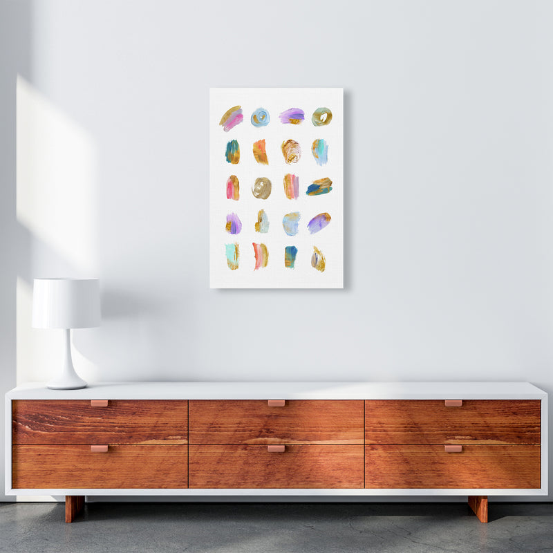 Painting Strokes Abstract Art Print by Seven Trees Design A2 Canvas