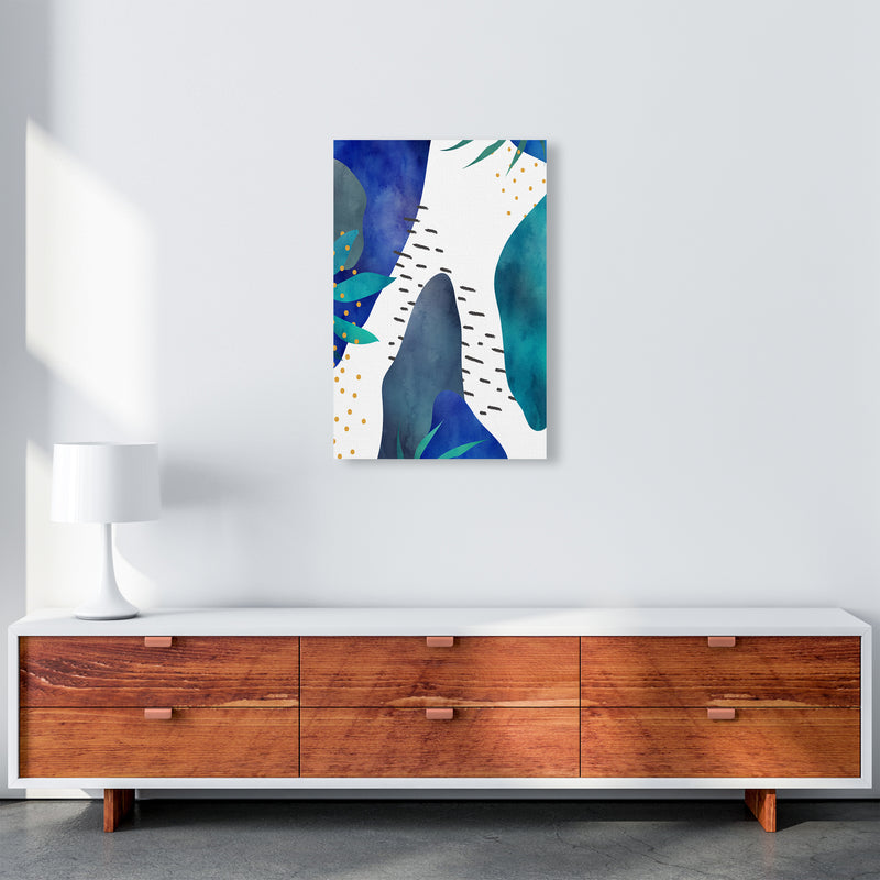 Watercolor Abstract Jungle Art Print by Seven Trees Design A2 Canvas