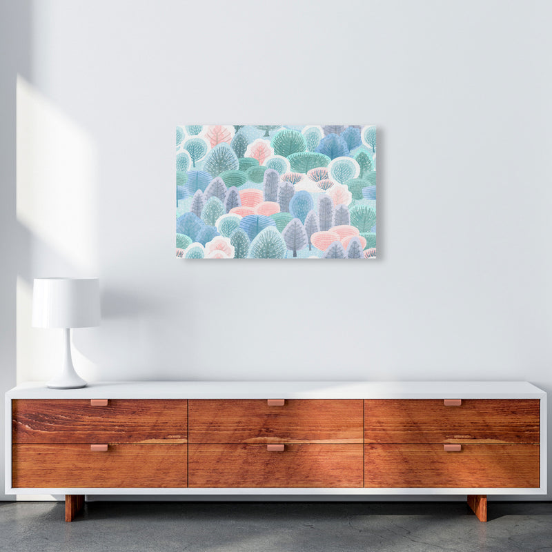 Happy Forest Art Print by Seven Trees Design A2 Canvas