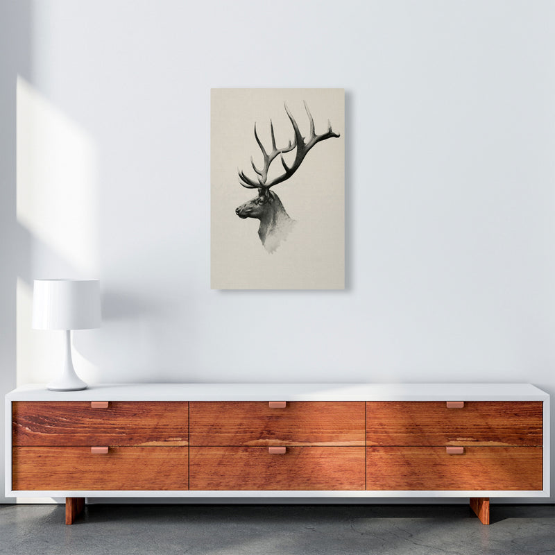 Mountain Reindeer Art Print by Seven Trees Design A2 Canvas