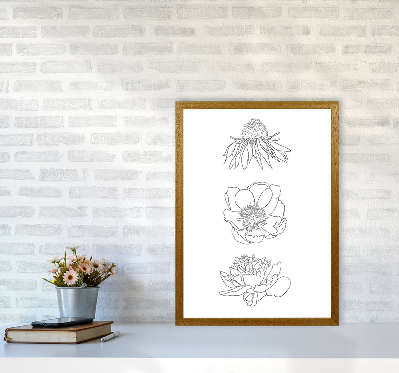 Hand Drawn Flowers Art Print by Seven Trees Design