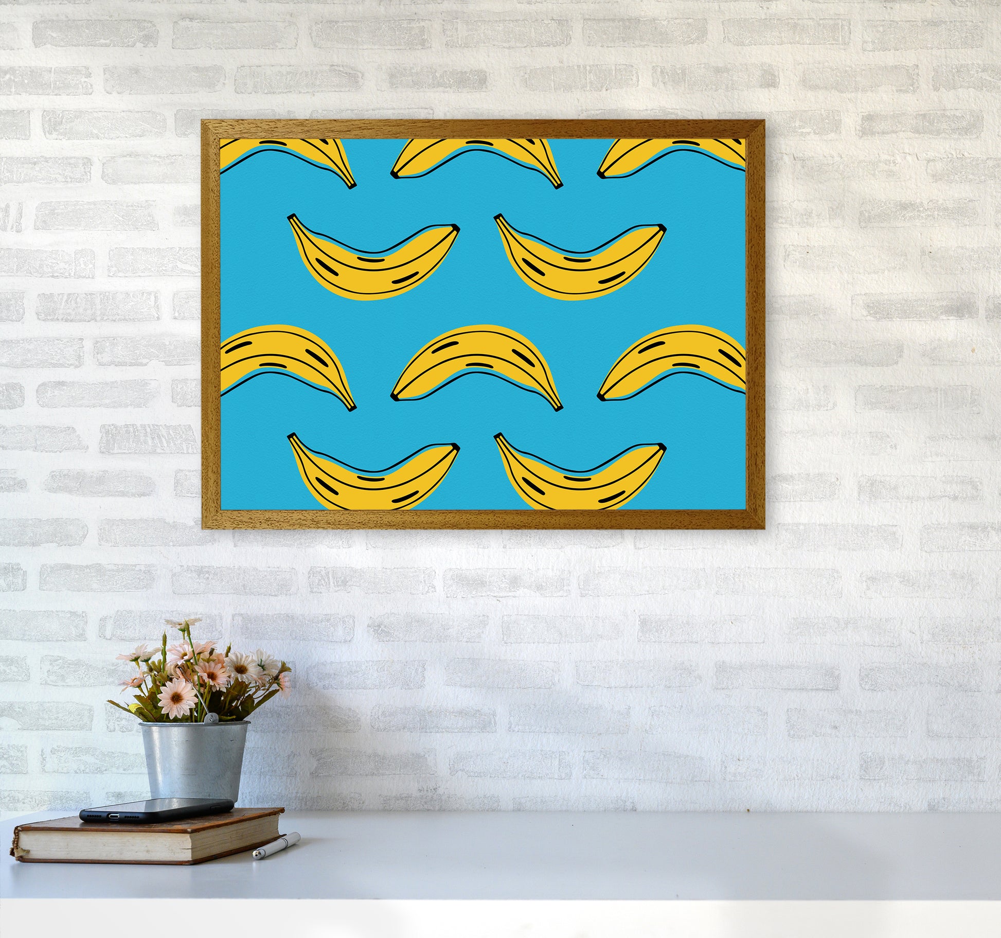 Is Bananas Art Print by Seven Trees Design A2 Print Only