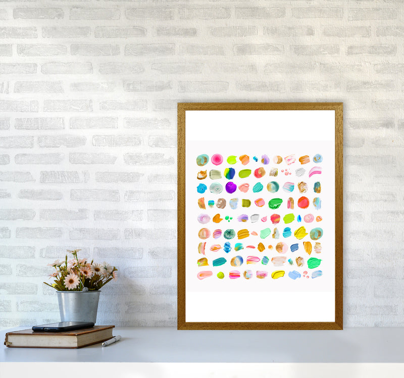 Painting Paradise Abstract Art Print by Seven Trees Design A2 Print Only