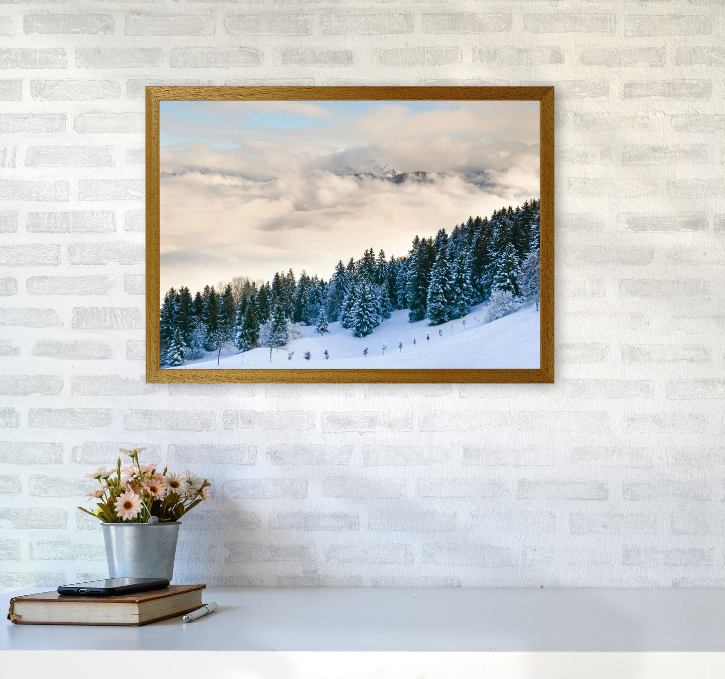 Pines in the sky Art Print by Seven Trees Design A2 Print Only