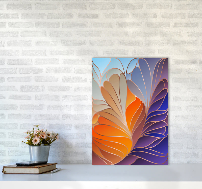 Colorful Art Deco III Art Print by Seven Trees Design A2 Black Frame
