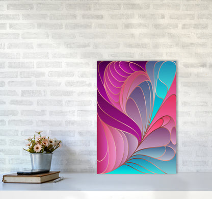 Colorful Art Deco II_ Art Print by Seven Trees Design A2 Black Frame
