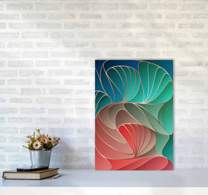 Colorful Art Deco I Art Print by Seven Trees Design A2 Black Frame