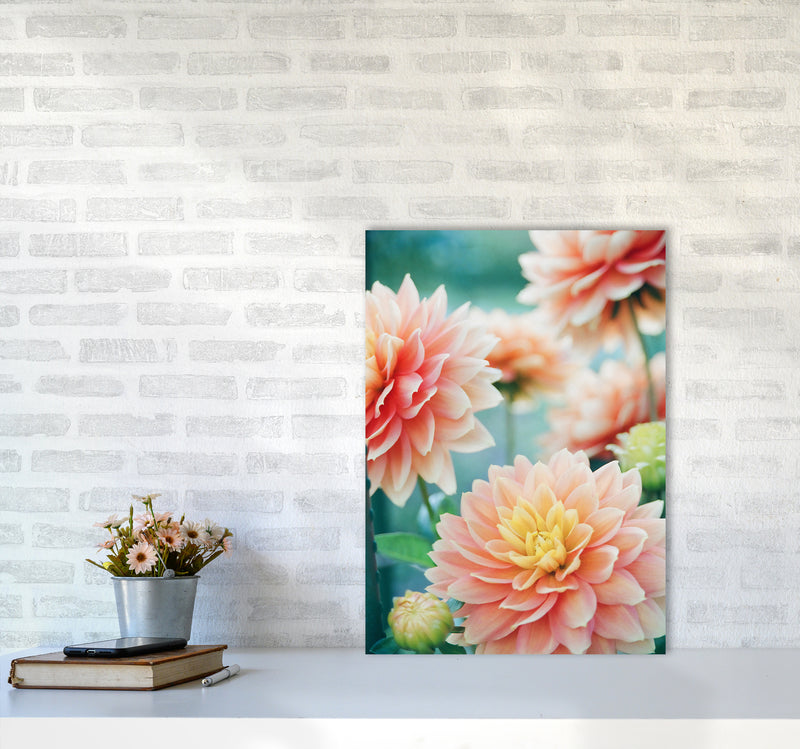 Happy Flowers Photography Art Print by Seven Trees Design A2 Black Frame