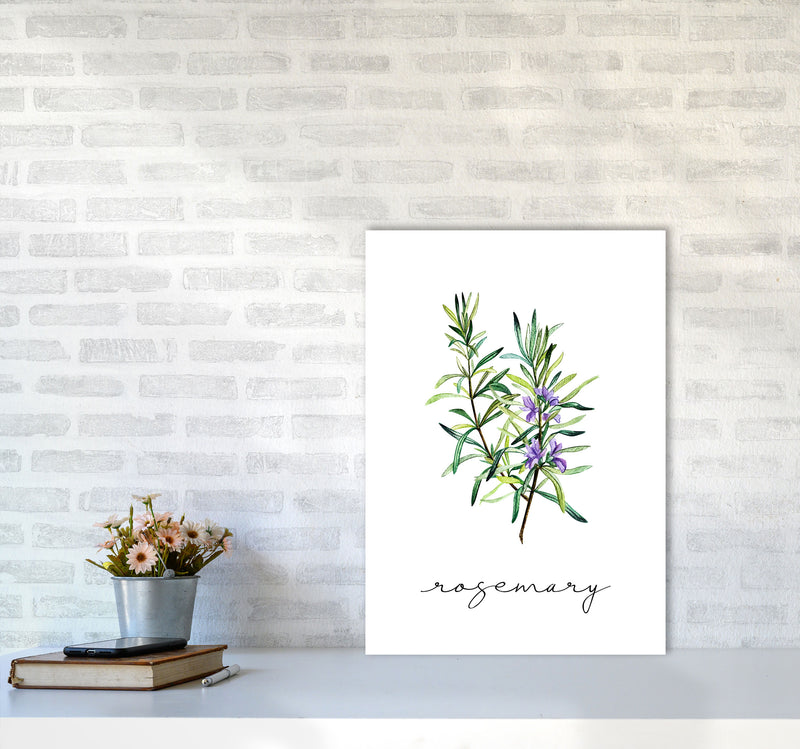 Rosemary Art Print by Seven Trees Design A2 Black Frame