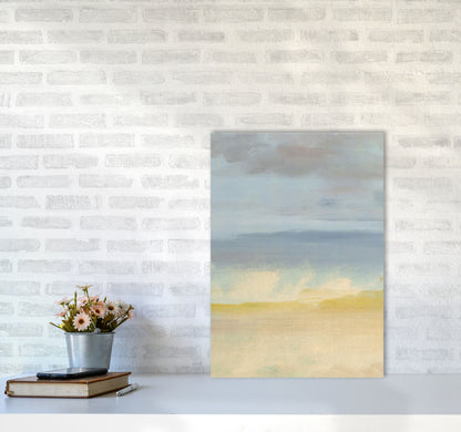 Sand, Ocean and Sky Art Print by Seven Trees Design A2 Black Frame