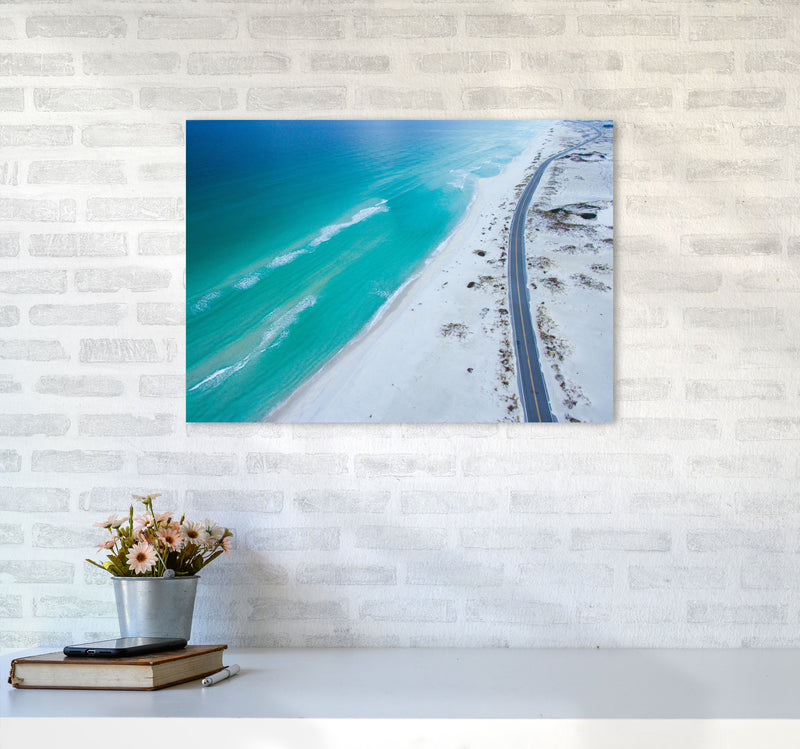 The View Art Print by Seven Trees Design A2 Black Frame