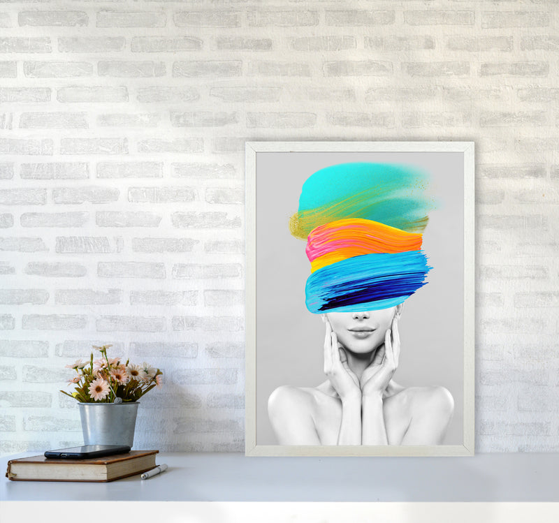 Beauty In Colors II Fashion Art Print by Seven Trees Design A2 Oak Frame
