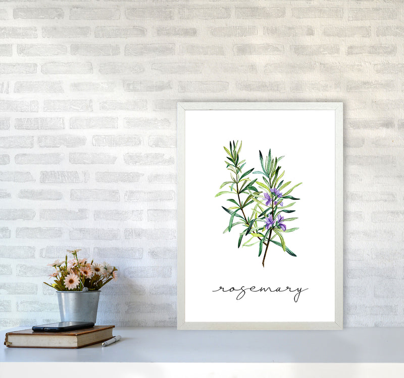 Rosemary Art Print by Seven Trees Design A2 Oak Frame