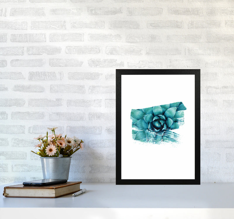 Modern Succulent II Art Print by Seven Trees Design A3 White Frame