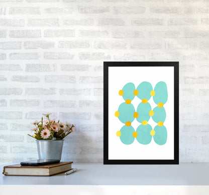 The Blue Islands Abstract Art Print by Seven Trees Design