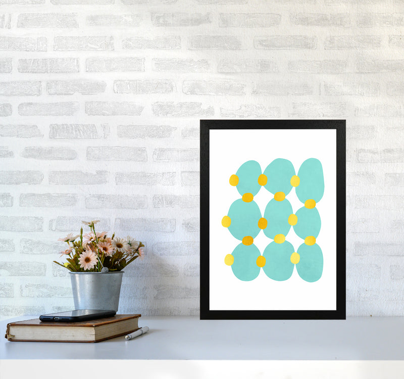 The Blue Islands Abstract Art Print by Seven Trees Design