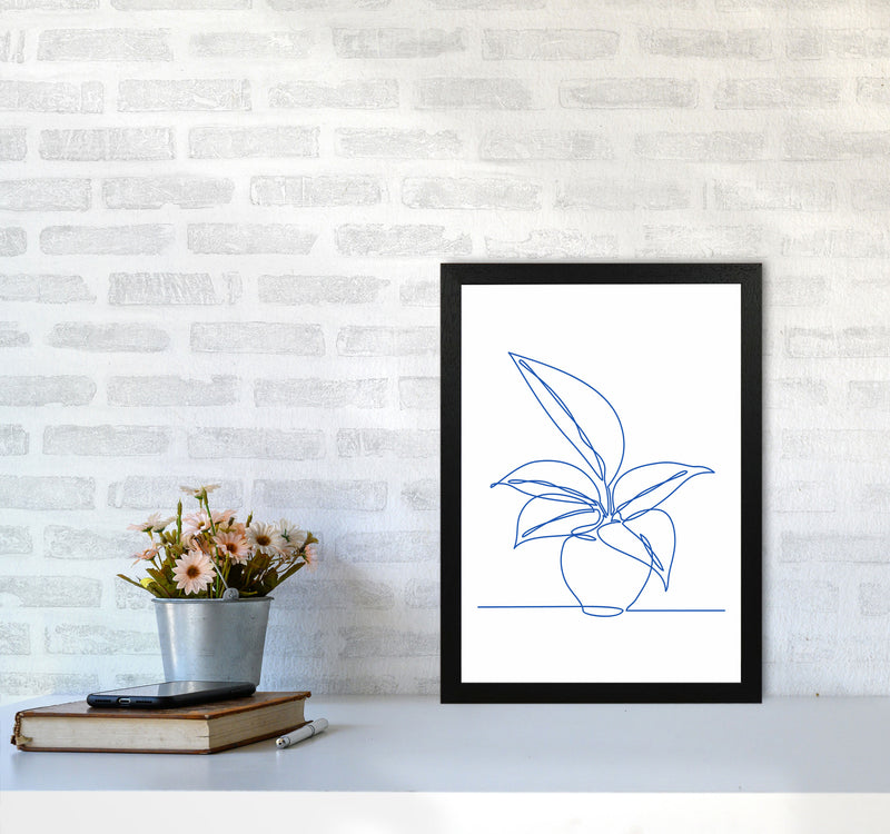 One Line Plant I Art Print by Seven Trees Design A3 White Frame