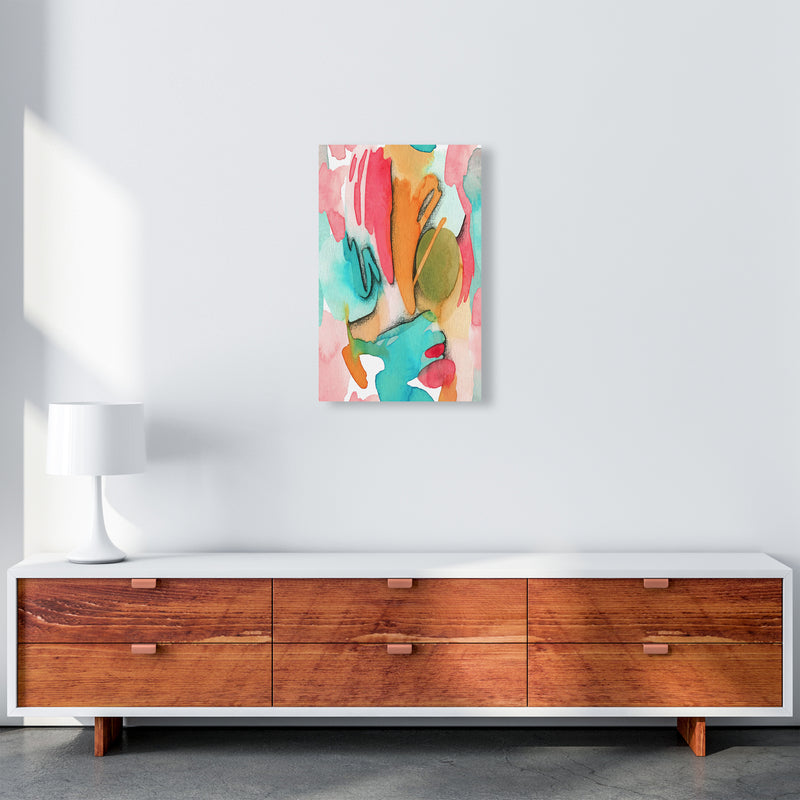Abstract Watercolor Art Print by Seven Trees Design A3 Canvas