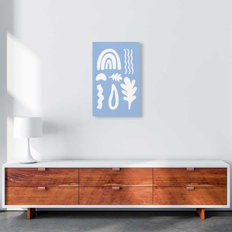 Abstract Happy Shapes Art Print by Seven Trees Design A3 Canvas