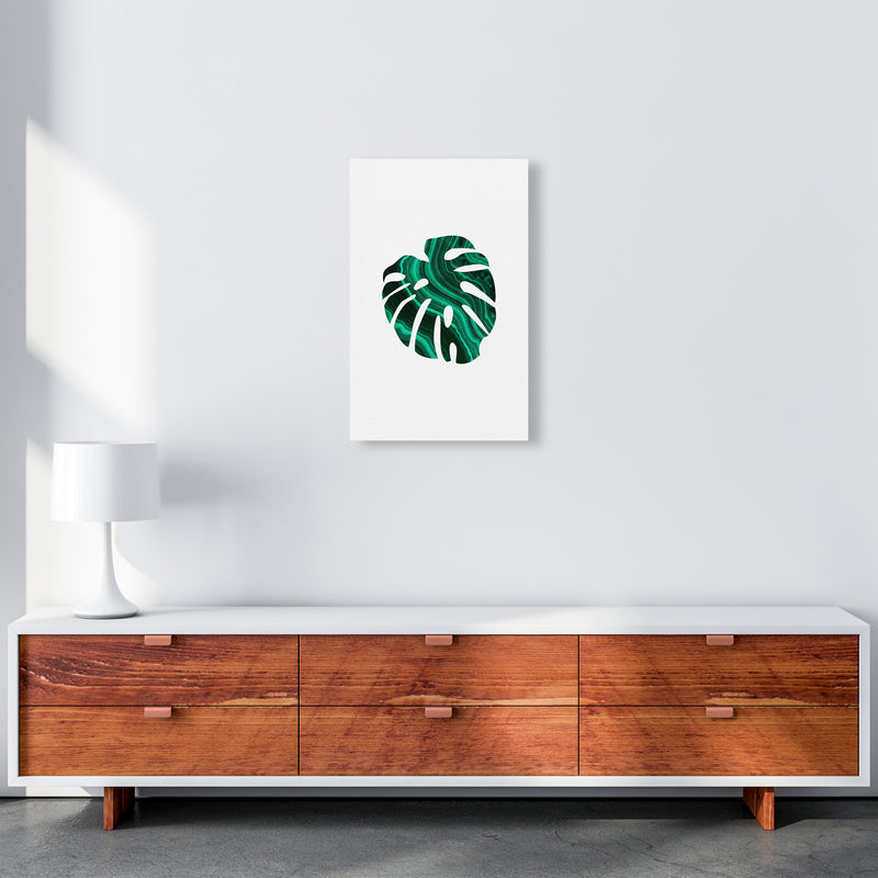 Green Marble Leaf I Art Print by Seven Trees Design A3 Canvas