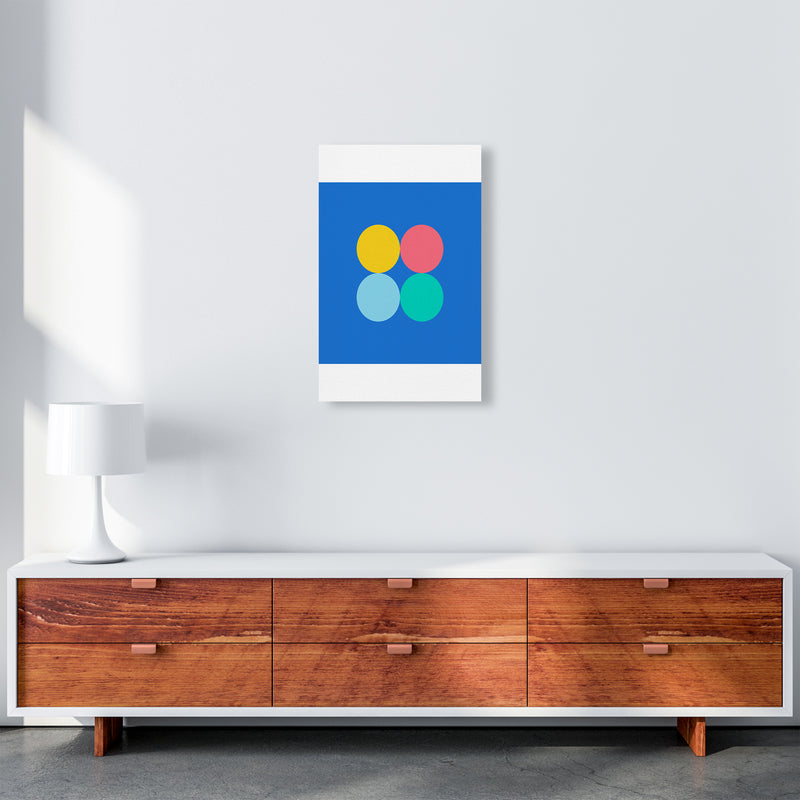 Happy shapes I Circles Art Print by Seven Trees Design A3 Canvas