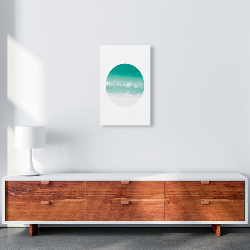 La Mar Beach Art Print by Seven Trees Design A3 Canvas