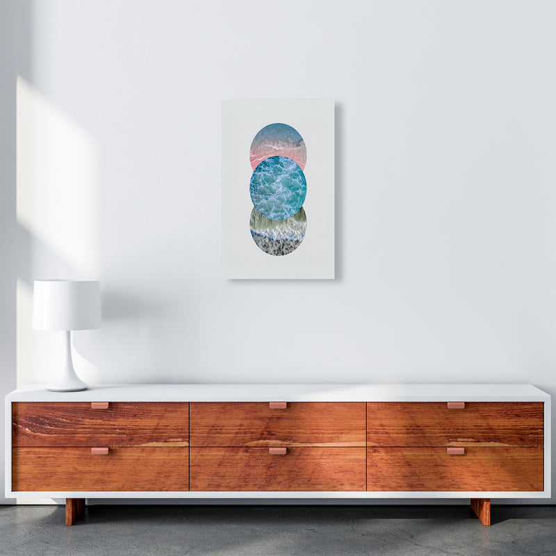 Ocean Circles Art Print by Seven Trees Design A3 Canvas