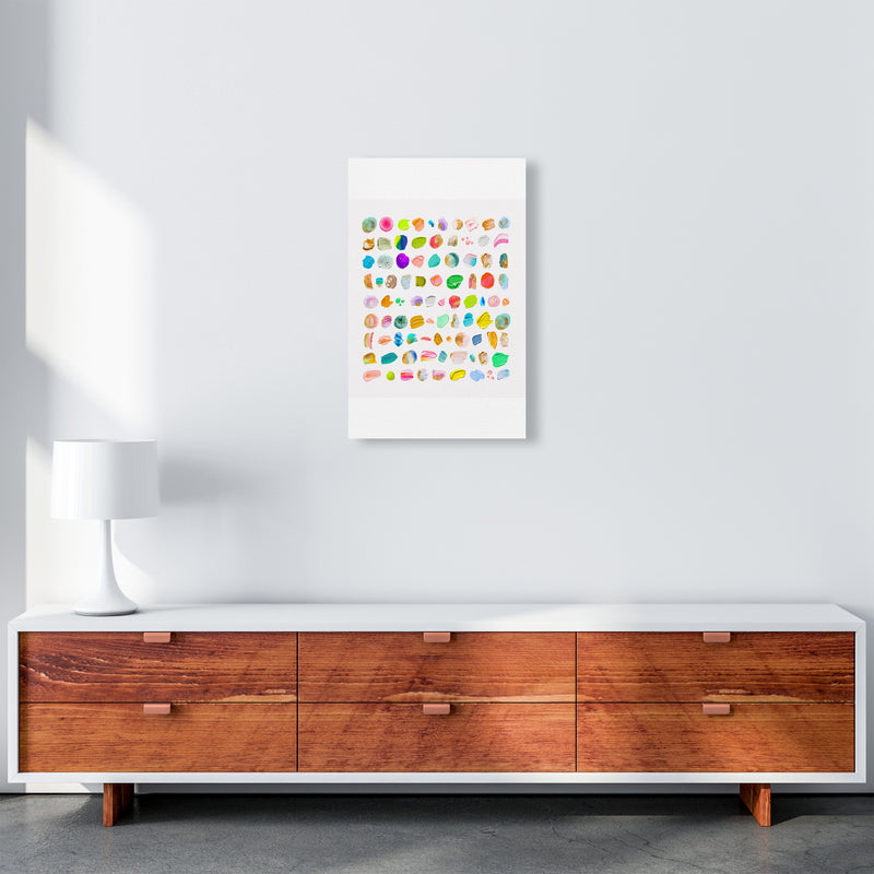 Painting Paradise Abstract Art Print by Seven Trees Design A3 Canvas