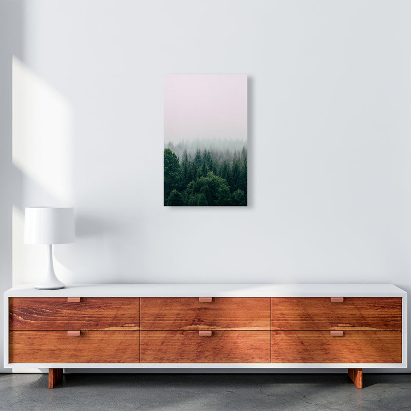 The Fog And The Forest I Photography Art Print by Seven Trees Design A3 Canvas