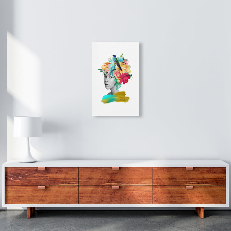 The Girl And The Paradise Art Print by Seven Trees Design A3 Canvas