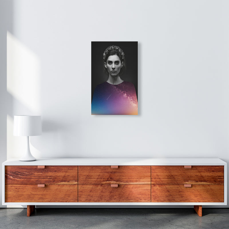 The Girl And The Stars Art Print by Seven Trees Design A3 Canvas