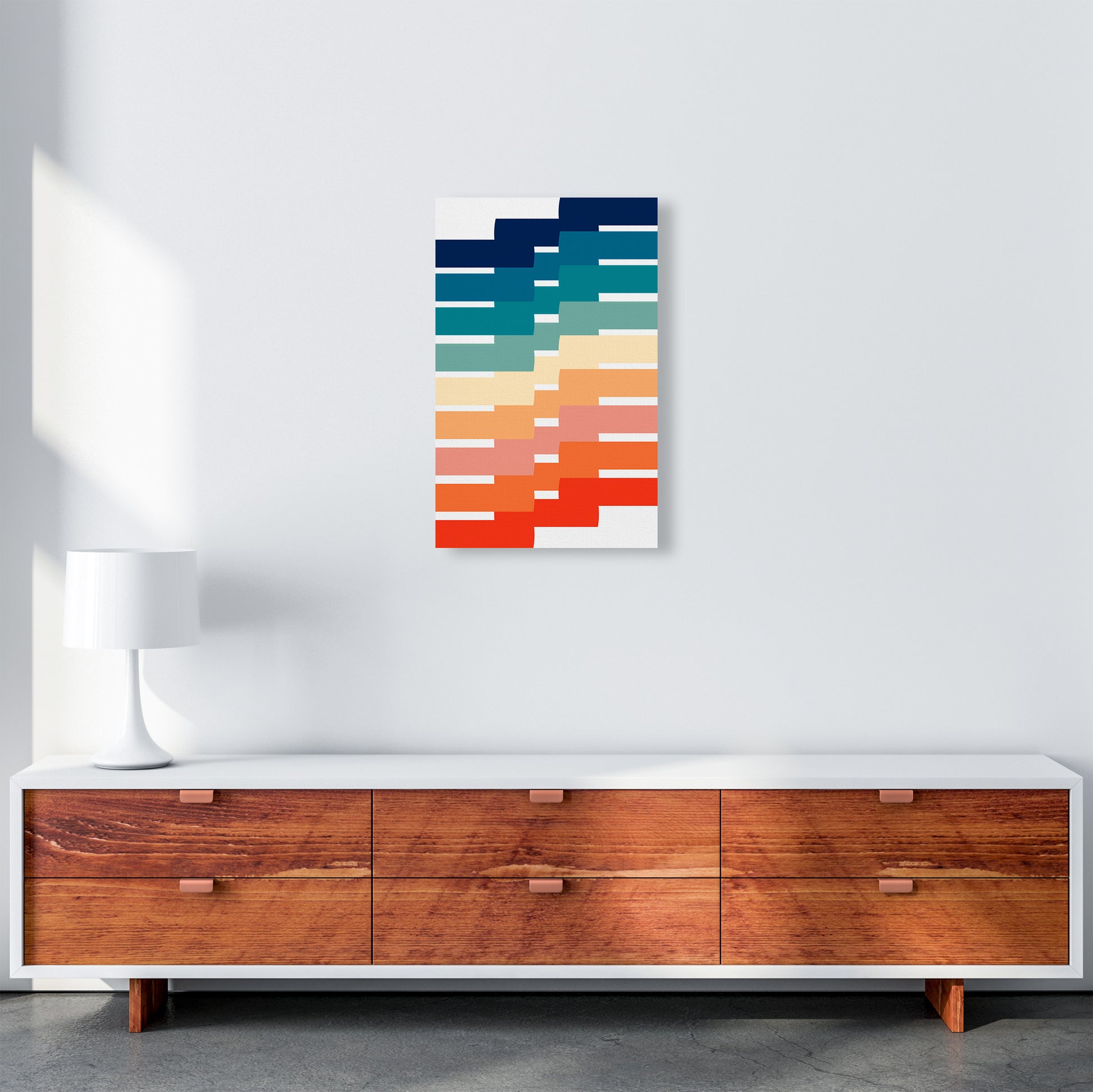 The Modern Geometry Art Print by Seven Trees Design A3 Canvas
