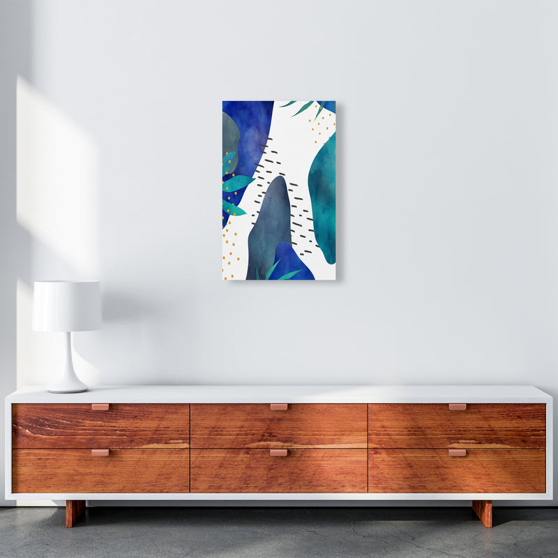 Watercolor Abstract Jungle Art Print by Seven Trees Design A3 Canvas