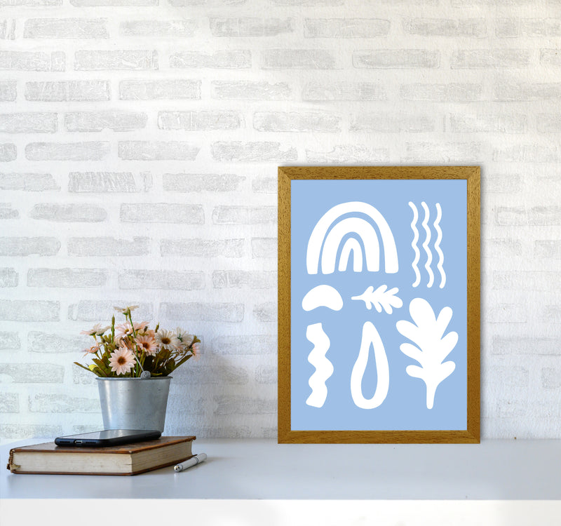 Abstract Happy Shapes Art Print by Seven Trees Design A3 Print Only