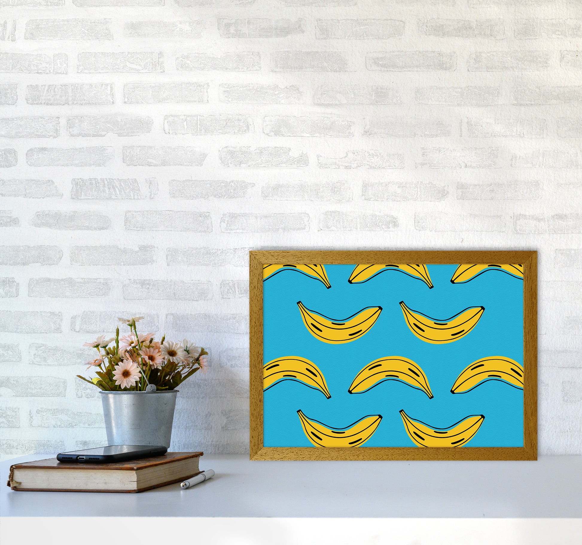 Is Bananas Art Print by Seven Trees Design A3 Print Only