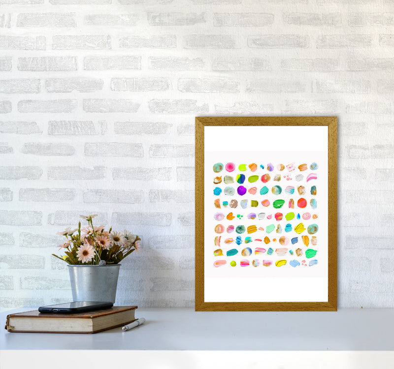 Painting Paradise Abstract Art Print by Seven Trees Design A3 Print Only