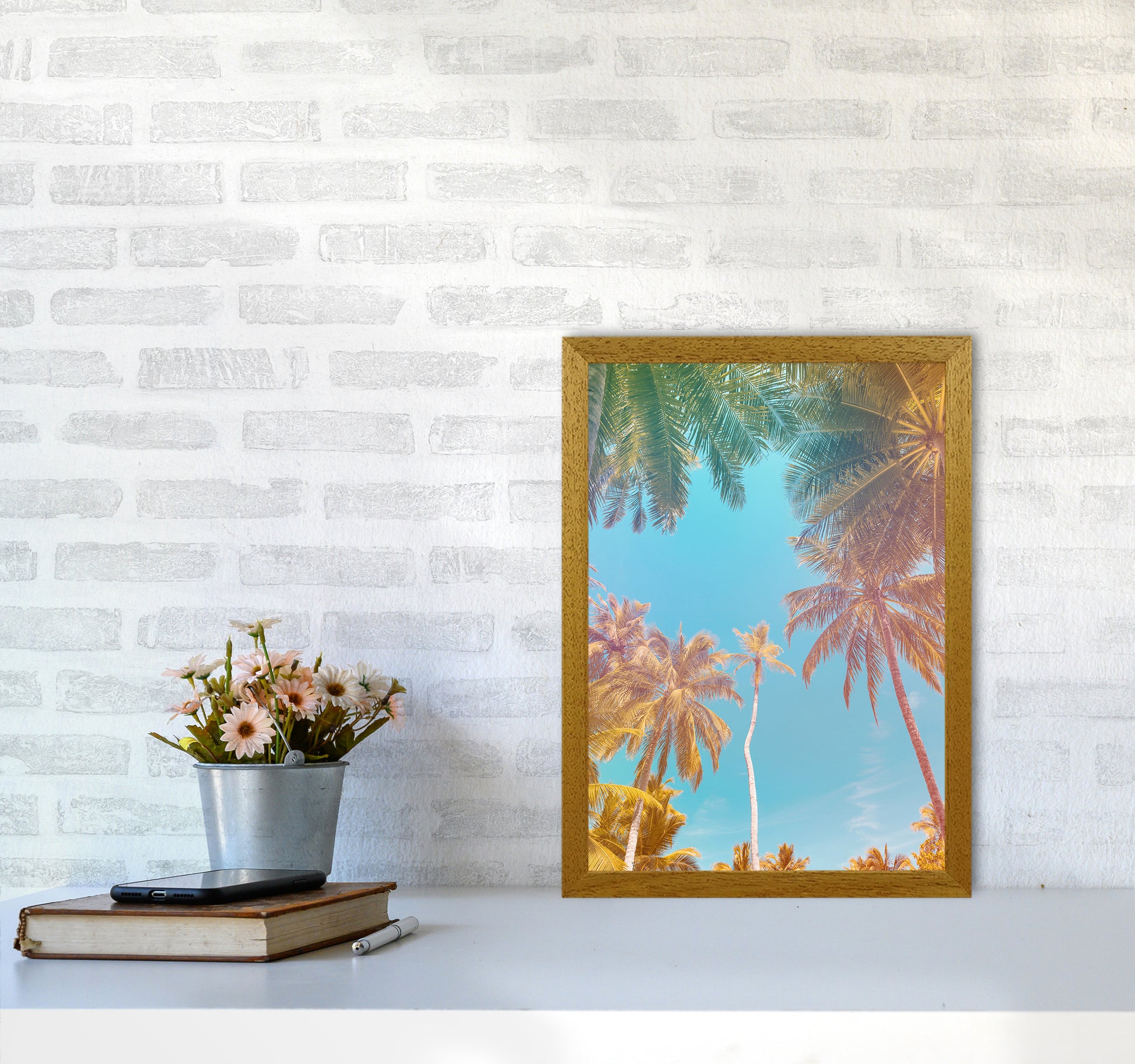 Palms Paradise Art Print by Seven Trees Design A3 Print Only