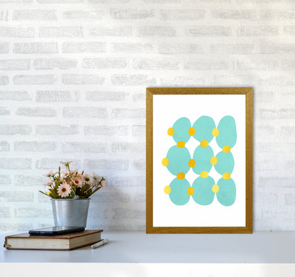The Blue Islands Abstract Art Print by Seven Trees Design