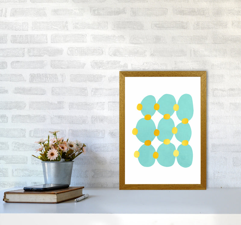 The Blue Islands Abstract Art Print by Seven Trees Design
